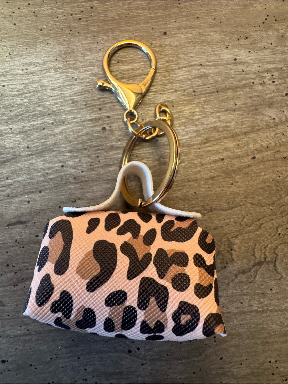 Leopard Print Mini Purse Keychain/Bag Charm - PICK ONE - Picture 3 of 10